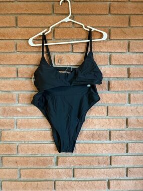 Aerie black bikini set High-Cut